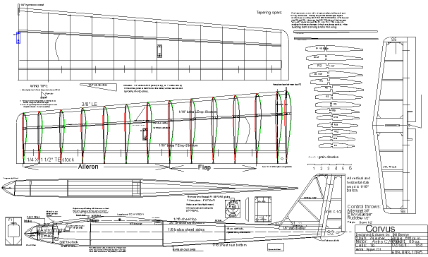 Free RC Glider Plans